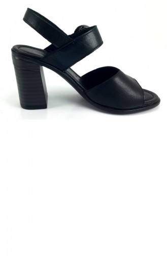 Black Summer Sandals 13403