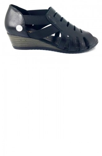 Schwarz Sommer Sandalen 13422