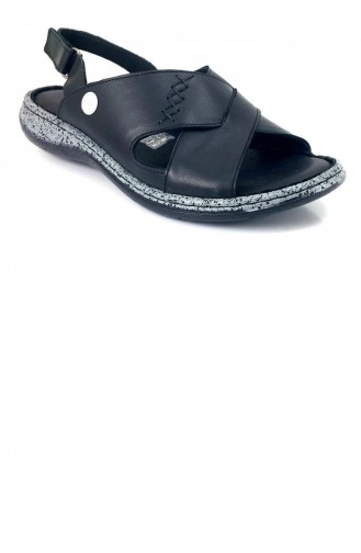 Black Summer Sandals 13430