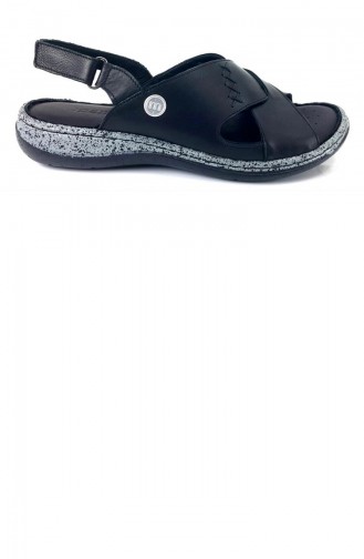 Black Summer Sandals 13430