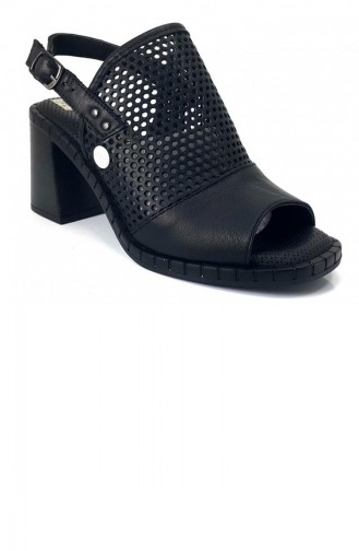 Schwarz Sommer Sandalen 13464