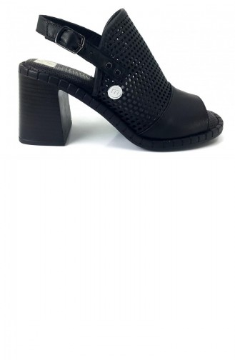 Schwarz Sommer Sandalen 13464
