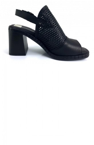 Schwarz Sommer Sandalen 13464