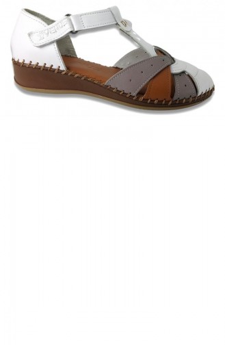 Weiß Sommer Sandalen 13468