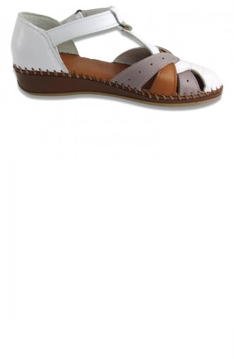 Weiß Sommer Sandalen 13468