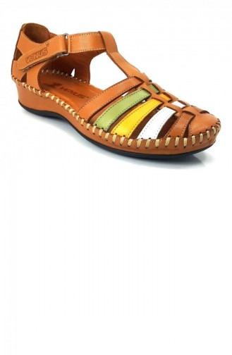 Tobacco Brown Summer Sandals 13469