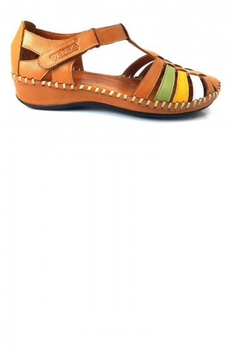 Tobacco Brown Summer Sandals 13469