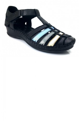 Schwarz Sommer Sandalen 13470