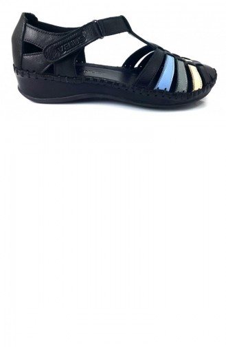 Schwarz Sommer Sandalen 13470