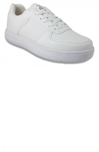 White Sport Shoes 13505