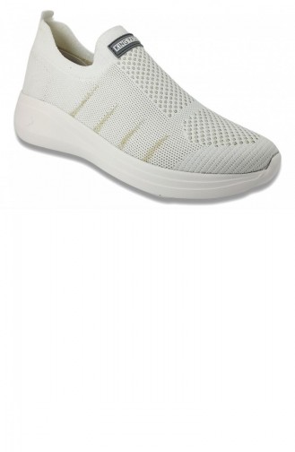 White Casual Shoes 13506