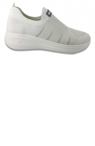White Casual Shoes 13506