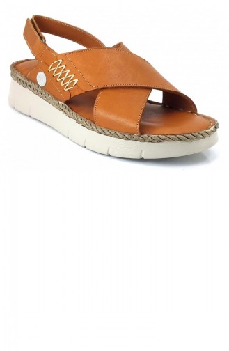 Tobacco Brown Summer Sandals 13536