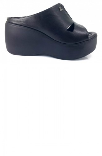 Black Summer slippers 13537