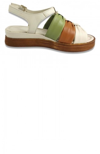 Beige Sommer Sandalen 13538
