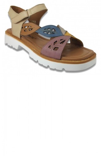 Beige Summer Sandals 13566