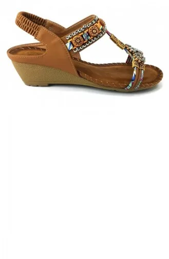 Sandales D`été Camel 13628