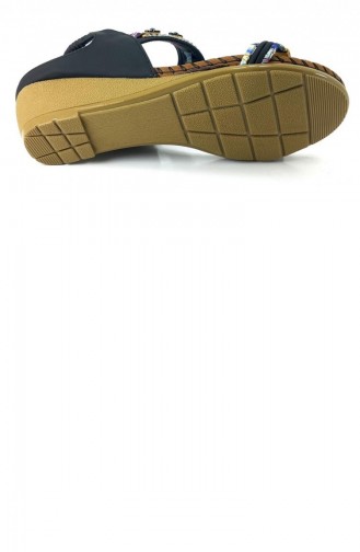 Black Summer Sandals 13630