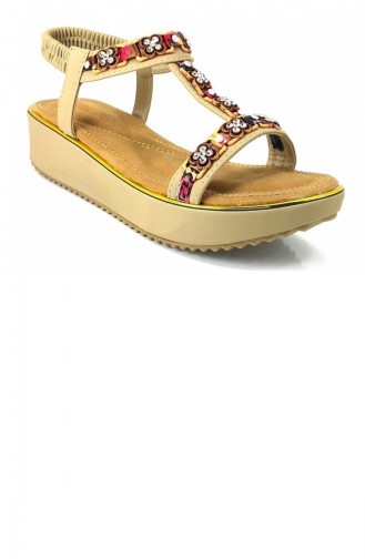 Beige Summer Sandals 13631