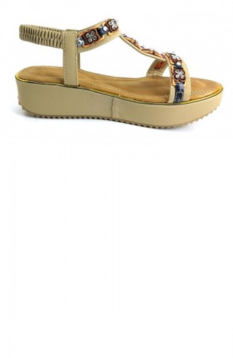 Beige Summer Sandals 13631