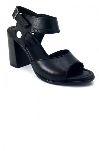 Black Summer Sandals 13638