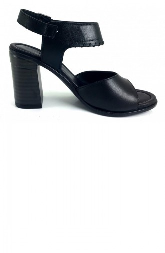 Black Summer Sandals 13638