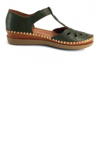 Green Summer Sandals 13650