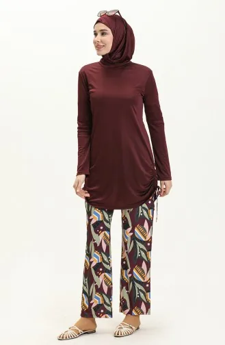Maillot de Bain Hijab 2362-01 Bordeaux 2362-01