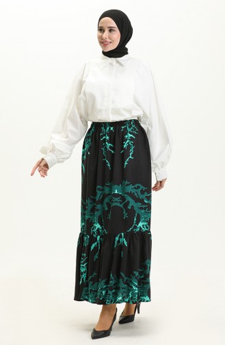 Viscose Skirt 2522-01 Black 2522-01