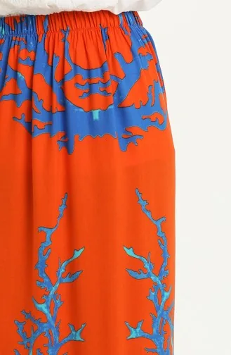 Jupe Viscose 2522-02 Orange 2522-02