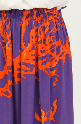 Viscose Skirt 2522-03 Purple 2522-03