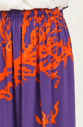 Viscose Skirt 2522-03 Purple 2522-03