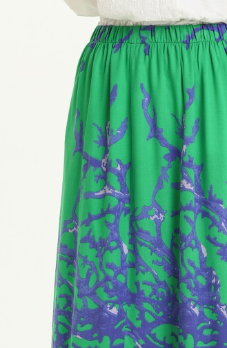 Viscose Skirt 2522-05 Green 2522-05
