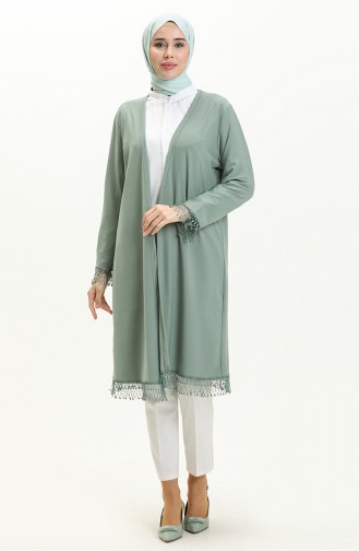 Cardigan Basique 3787-04 Vert Menthe 3787-04