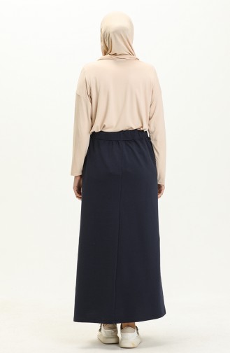 Navy Blue Rok 0152-05