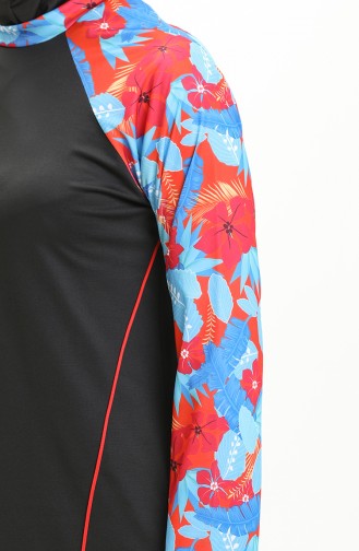 Printed Burkini 2361-01 Black 2361-01