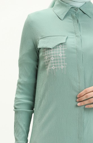 Pocket Detailed Tunic 3984-04 Mint Green 3984-04