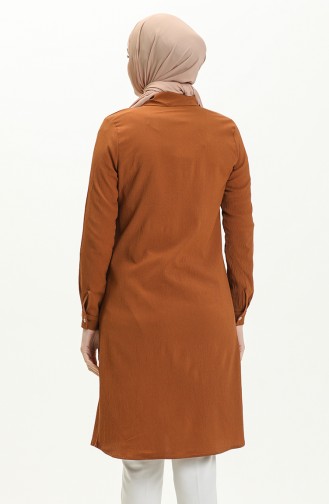 Pocket Detailed Tunic 3984-07 Tan 3984-07