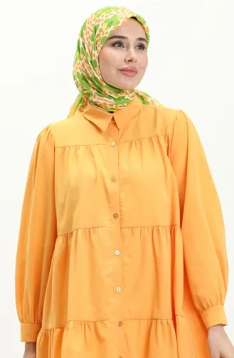 Shirred Tunic 24Y8945-02 Mustard 24Y8945-02