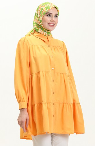 Shirred Tunic 24Y8945-02 Mustard 24Y8945-02