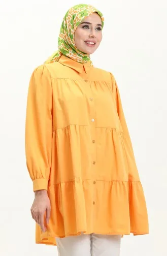 Shirred Tunic 24Y8945-02 Mustard 24Y8945-02