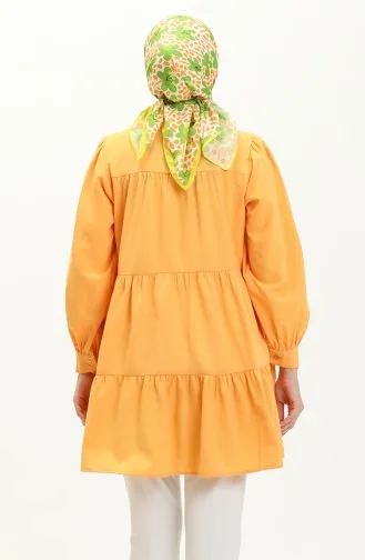 Shirred Tunic 24Y8945-02 Mustard 24Y8945-02