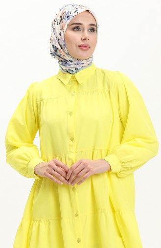 Shirred Tunic 24Y8945-03 Yellow 24Y8945-03