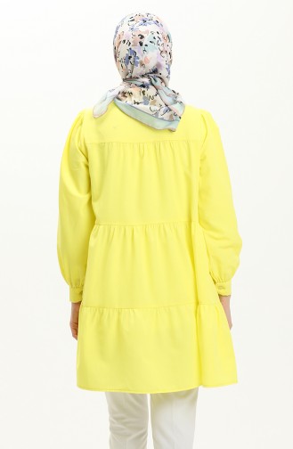 Büzgülü Tunik 24Y8945-03 Sarı