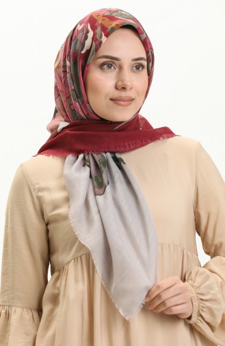 Printed Scarf 13222-01 Dusty Rose Plum 13222-01