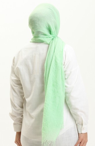 Madame Mary Crepe Shawl 19080-43 Aqua Green 19080-43