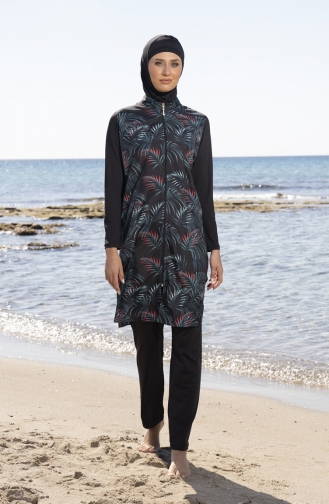 Black Modest Swimwear 23933-01