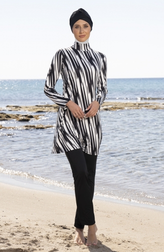 Black Modest Swimwear 23902-02