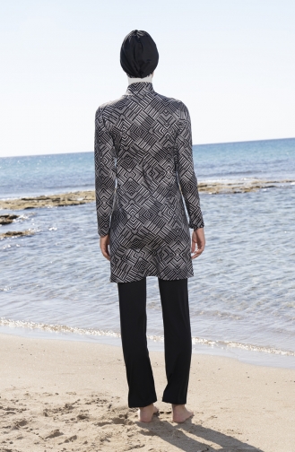 Black Modest Swimwear 23903-02