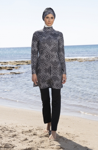 Black Modest Swimwear 23903-02